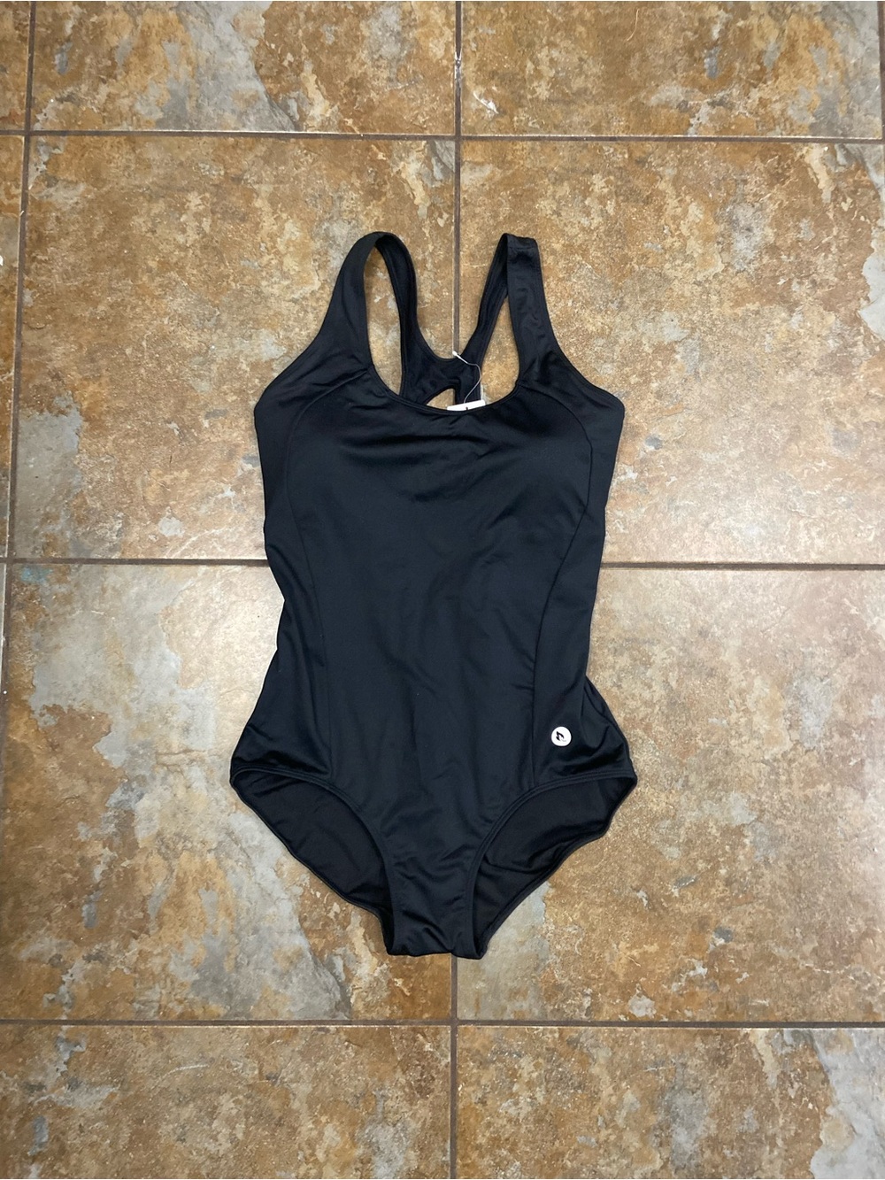 Baleaf Black Racerback One-Piece Swimsuit